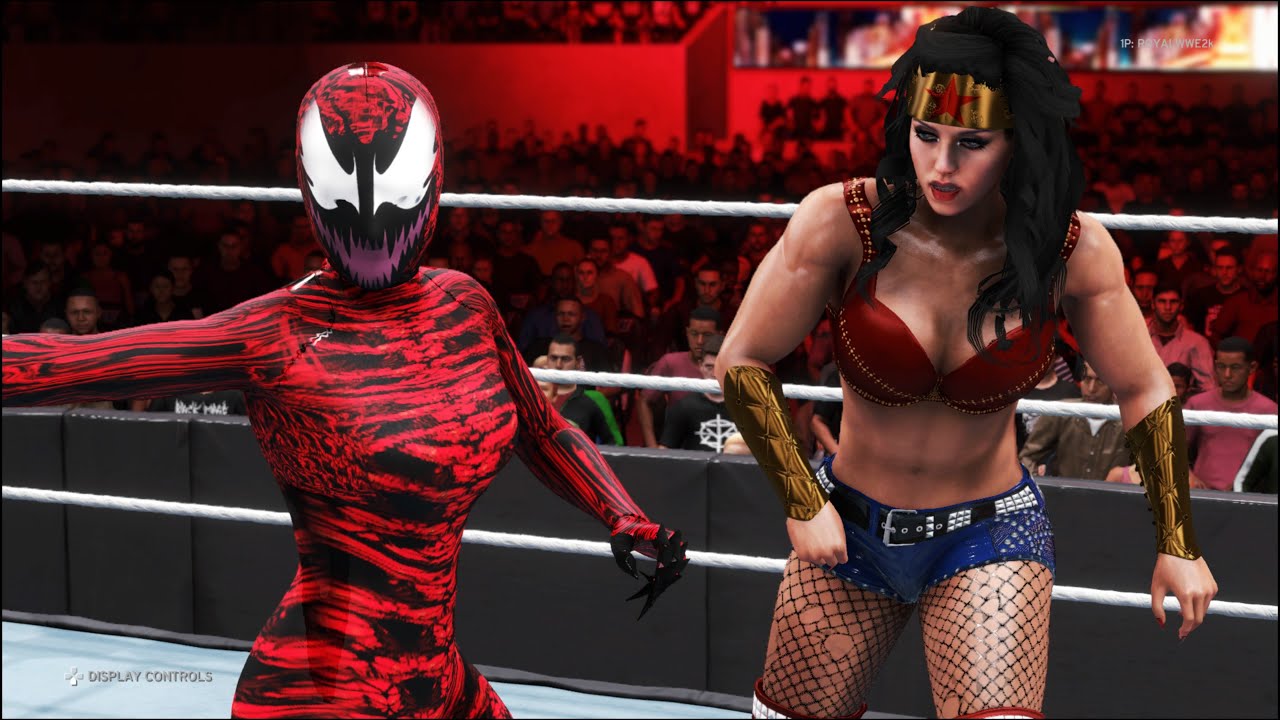 WWE 2K20 - Wonder Woman vs. Carnage - FULL MATCH - Royal Girl Fights