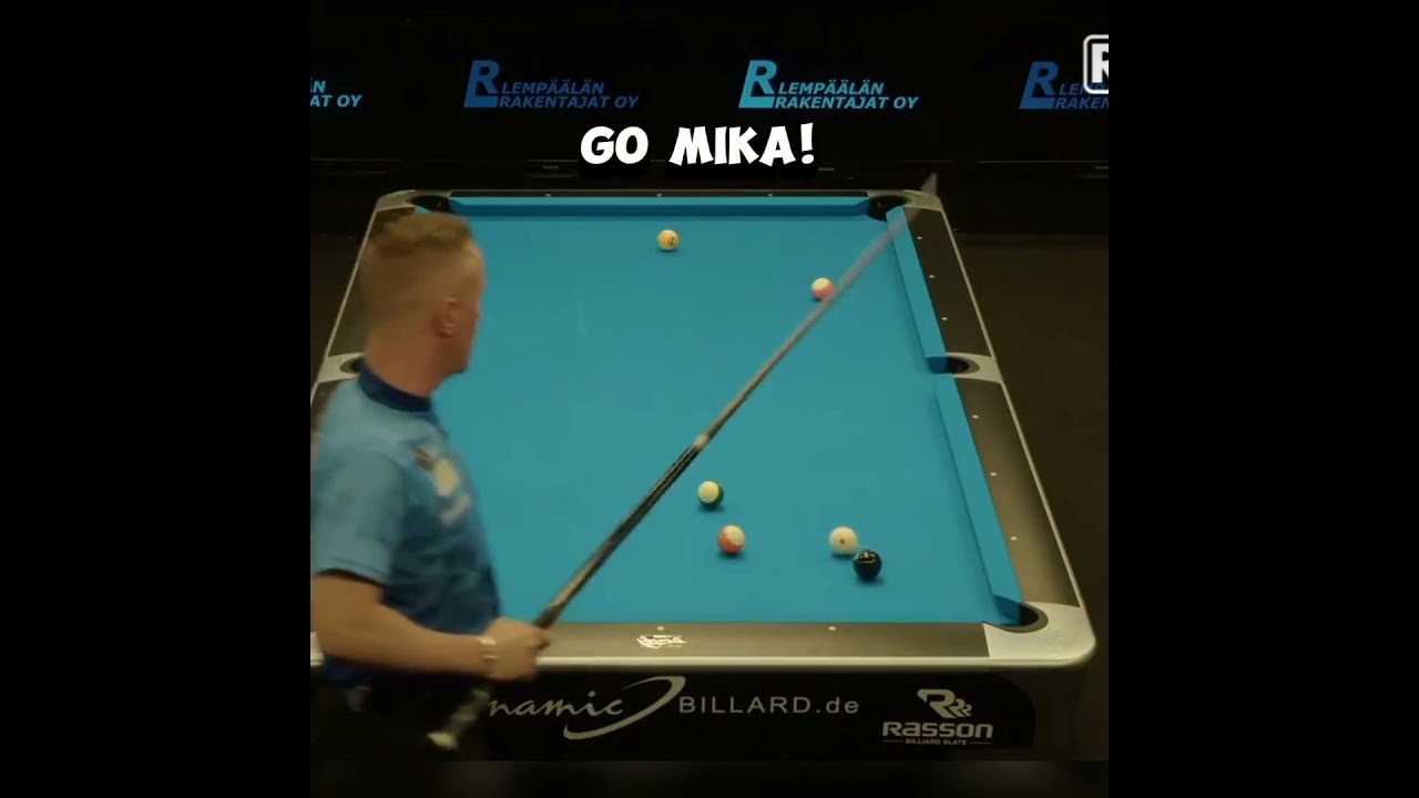 TRAGIC MISS ON THE 8-BALL? MIKA IMMONEN takes over!