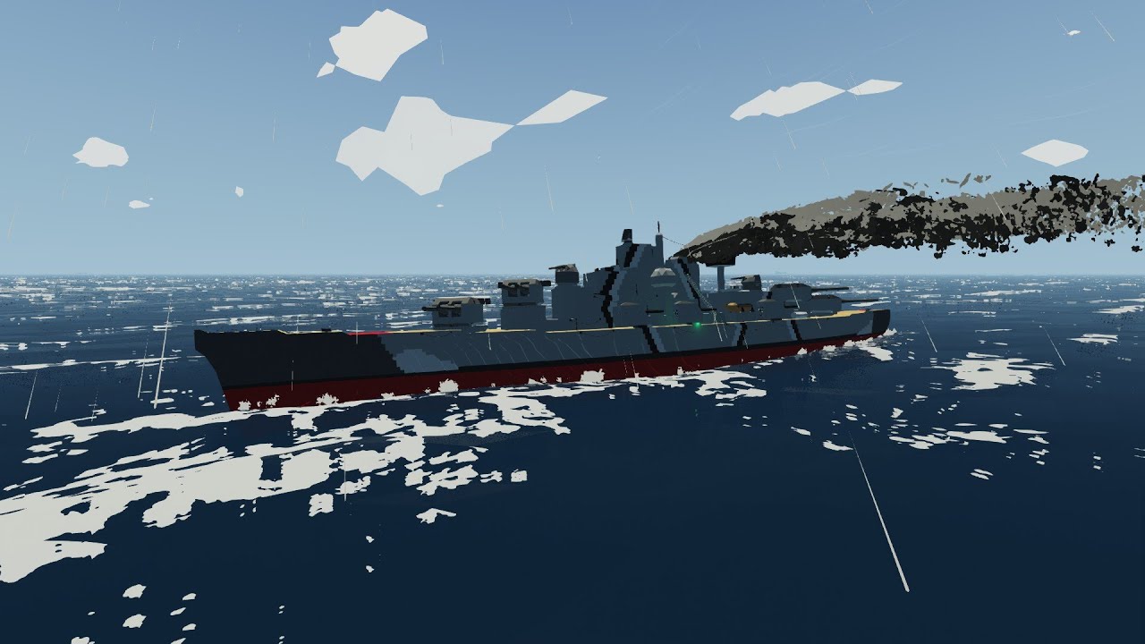Stormworks Improved Conquest Mode War at Sea 2, Royal Navy vs Bismarck and Königsberg