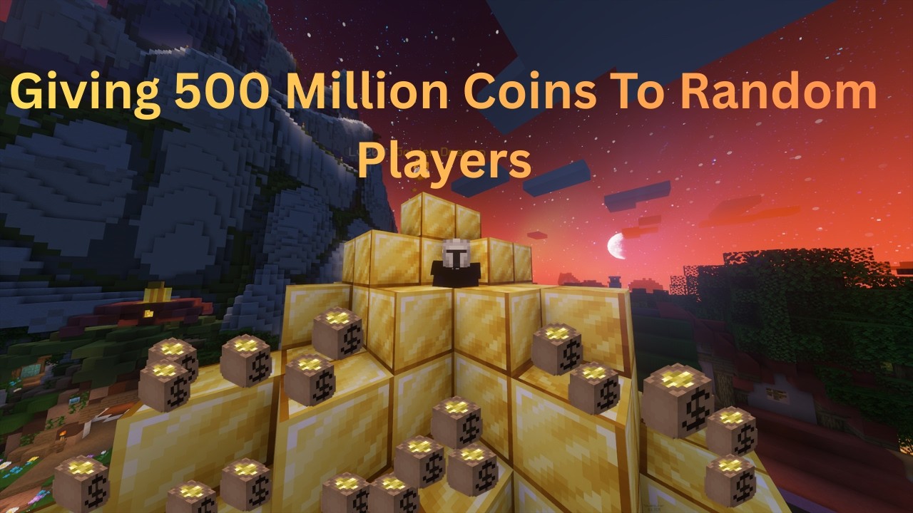 Giving away 500m to random people in lobbies (Hypixel Skyblock)