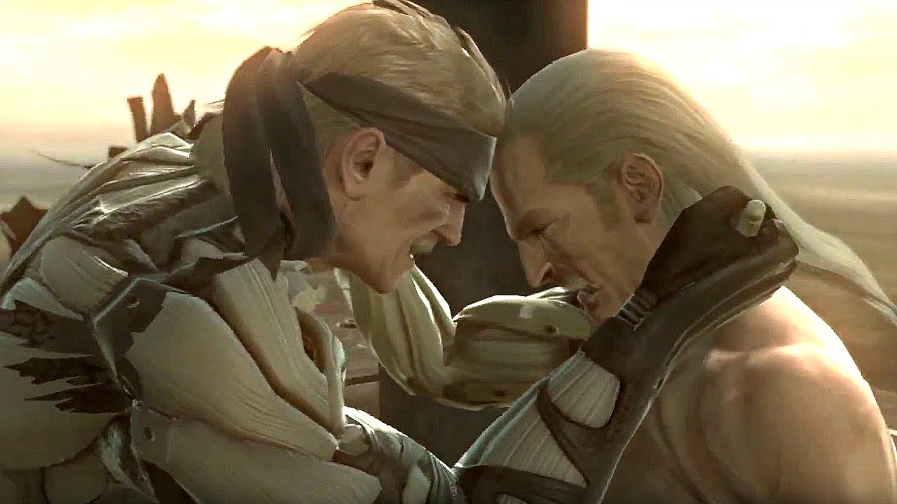 Metal Gear Solid 4 - Олд Снейк против Ликвида Оцелота (финальный босс)