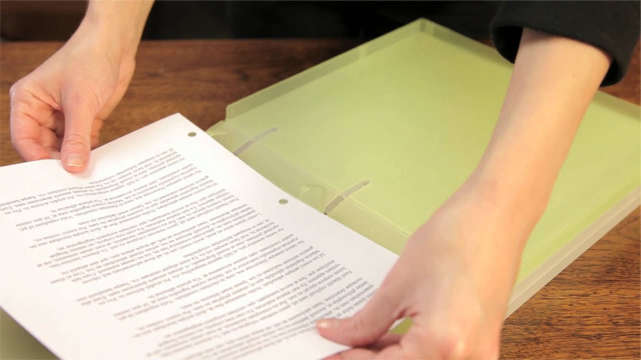 Ring Binders with Multiple Compartments - Neat!