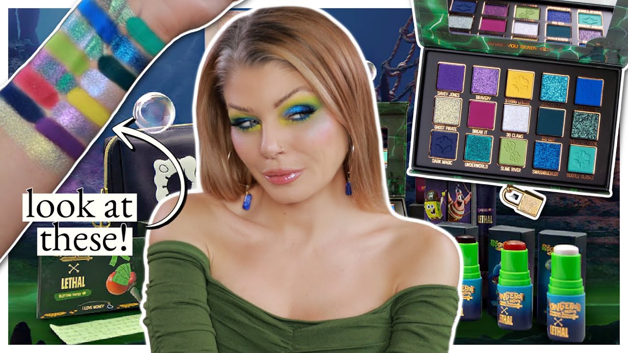REVEALING The Lethal Cosmetics x SpongeBob Movie Collection 🧽🦀🐚