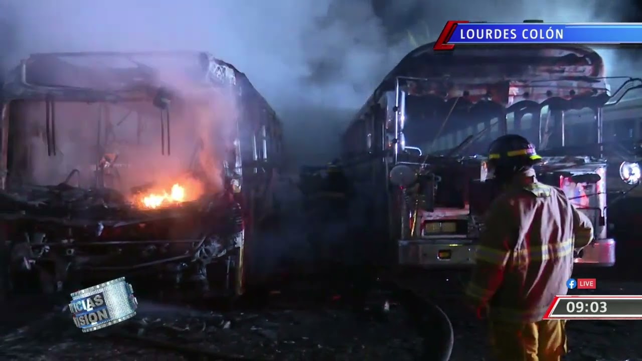Buses de la ruta 79 incendiados