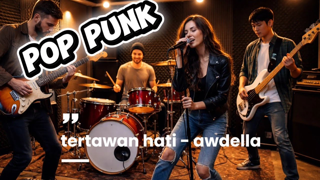 Tertawan Hati – Awdella | Pop Punk Cover (Full Band Version)