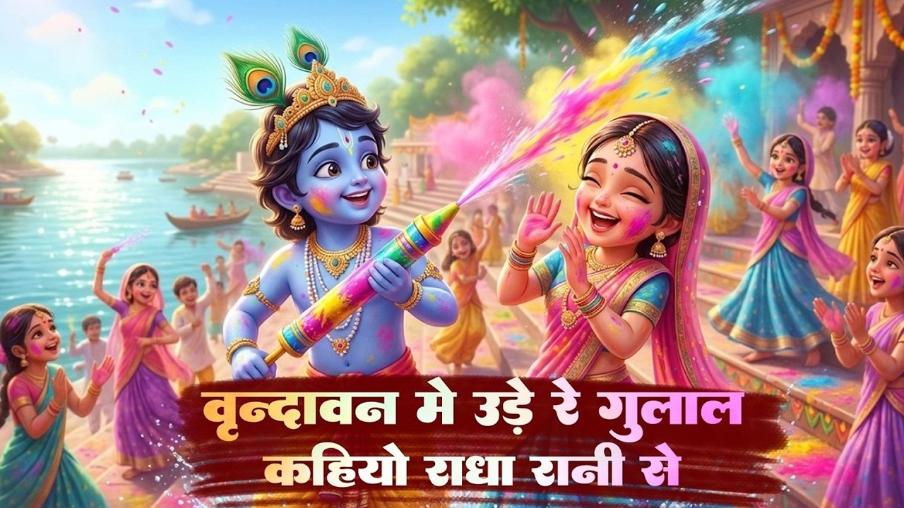 2026 के होली भजन ~ वृंदावन में उड़े रे गुलाल | Radha Krishna Holi Bhajan | 2026 Holi Bhajan \ Bhajan