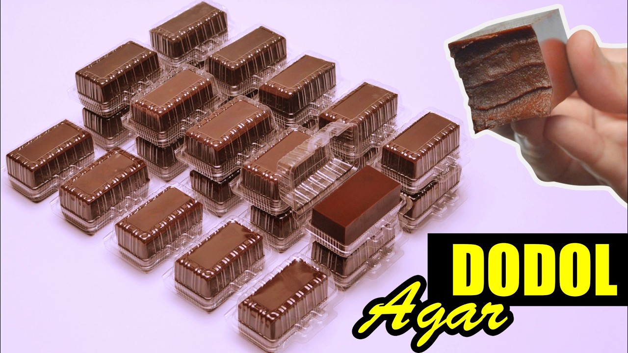 HANYA DIADUK GAK PERLU REPOT | DISIMPAN UNTUK ISIAN TOPLES LEBARAN IDUL ADHA | RESEP DODOL AGAR