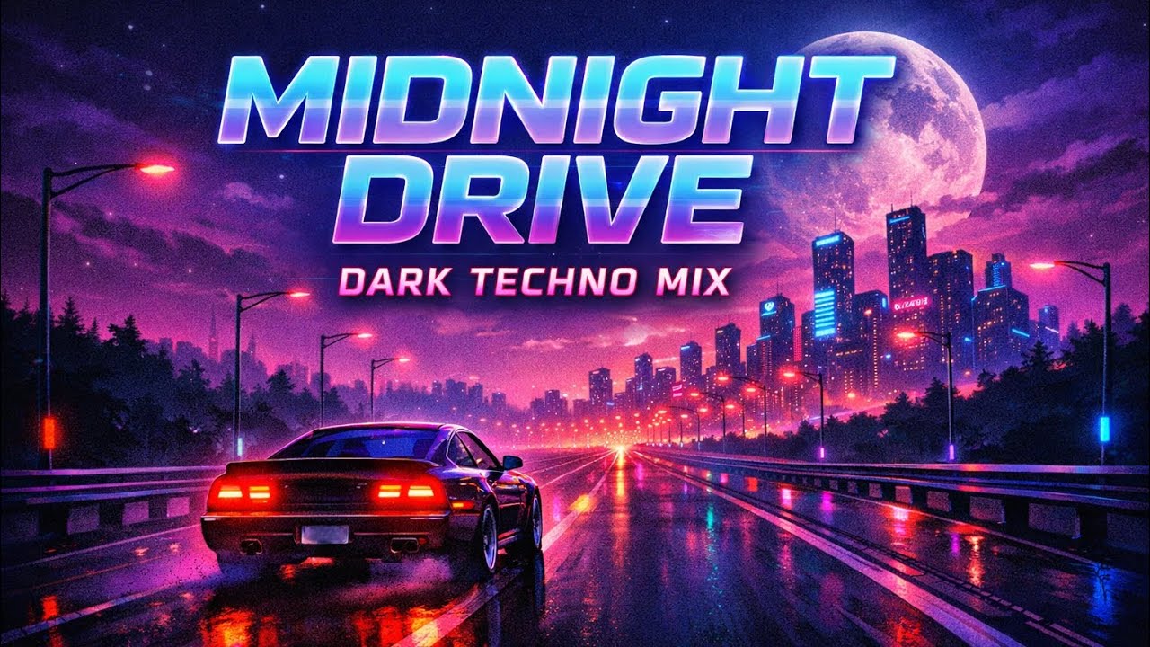 Midnight Drive 🌌 | Dark Techno Mix | Night Drive Music | Deep Bass Vibes