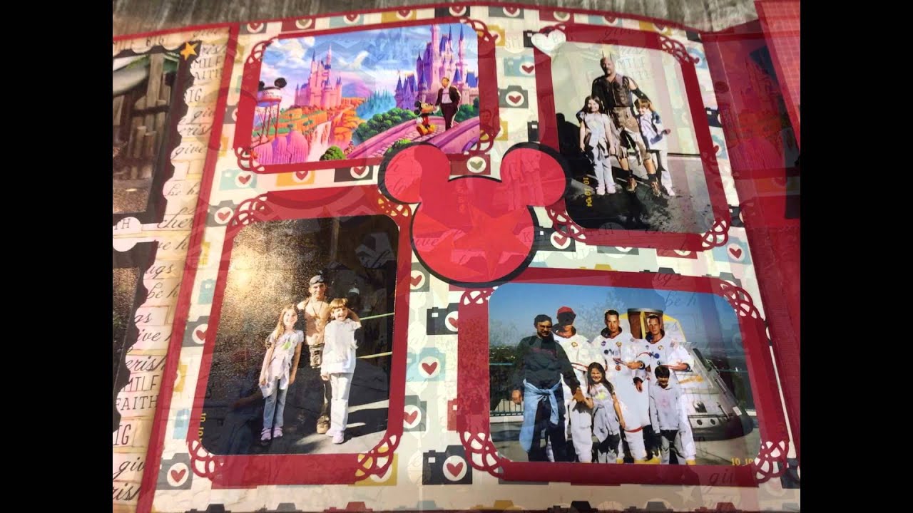 slide pictures of the DIsney photo album