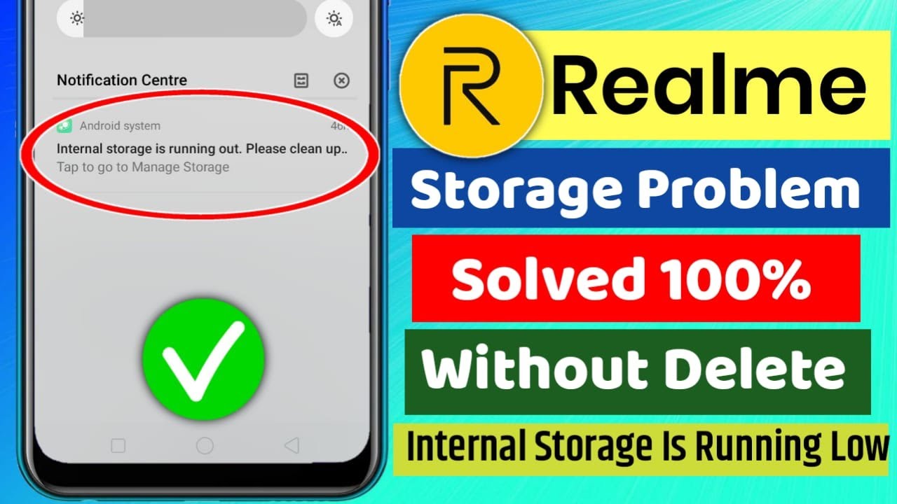 All Realme - Fixed Internal Storage Is Running Low Problem 2022