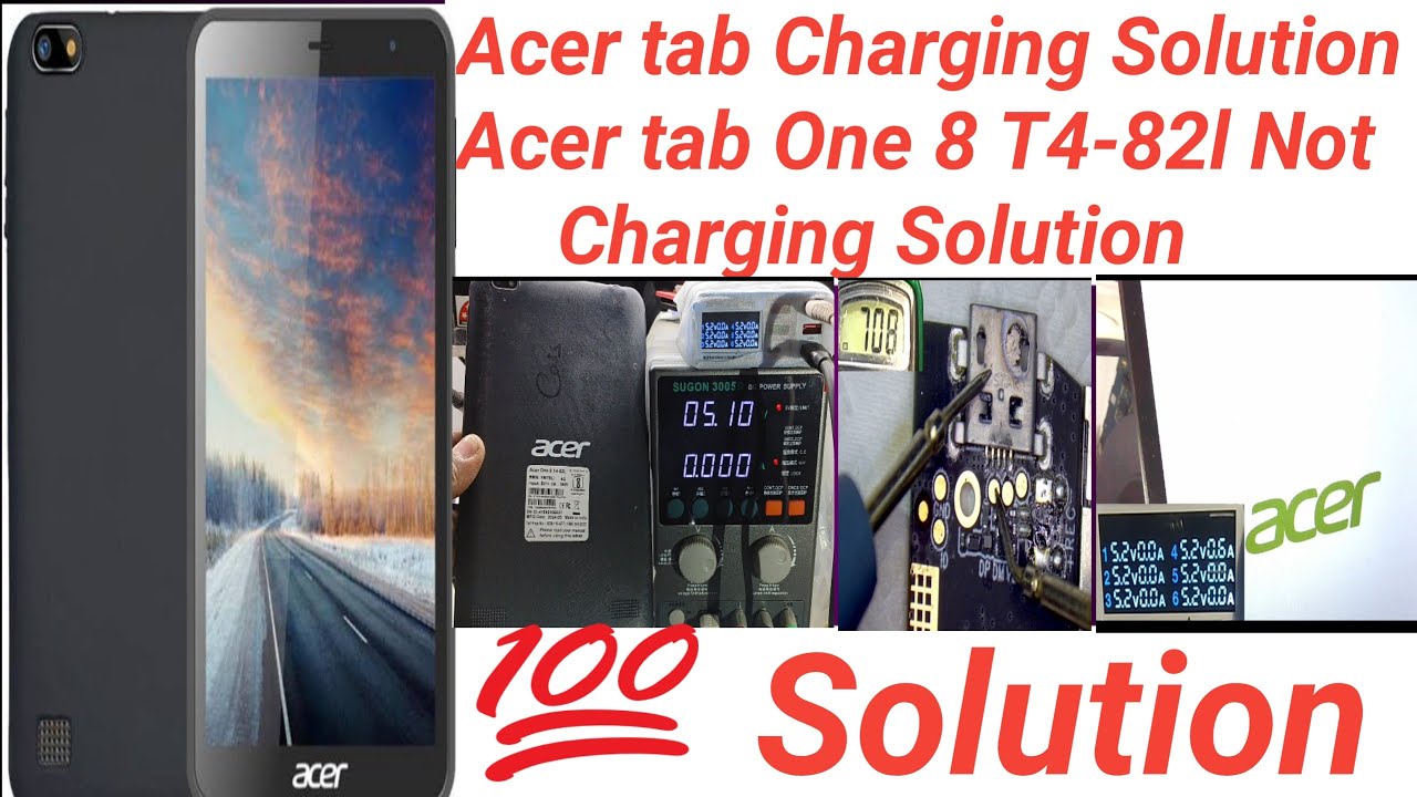 Acer tab Not  Charging Solution/Acer tab One 8 T4-82l Charging Solution ऐसर टैब चार्ज नहीं हो रहा है