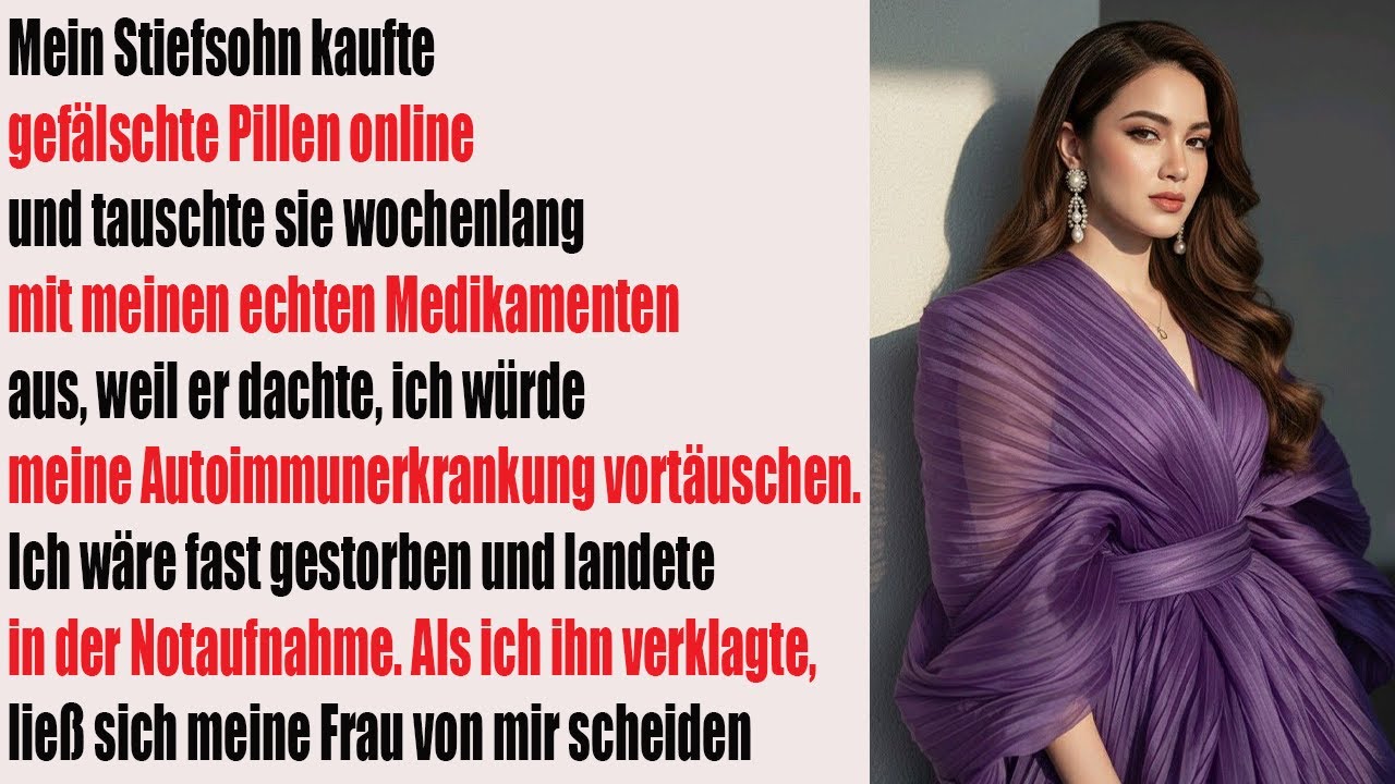 Stiefsohn tauschte wochenlang meine echten Medikamente gegen Online-Fälschungen aus