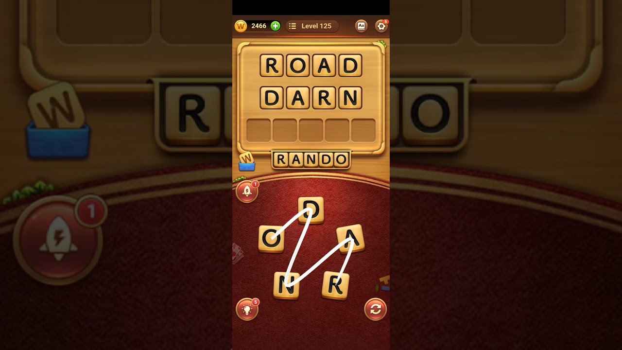 Word Connect Puzzle Level 125 Walkthrough [Bonus Words & Answers]