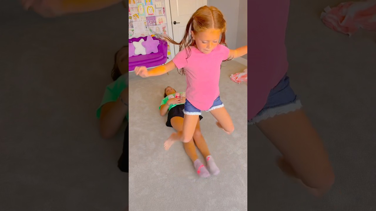 WHAT are you DOING?! 🤔😂 @HallieOnStage114 #lol #funny #trend #workout #cute #fun #jump #viral