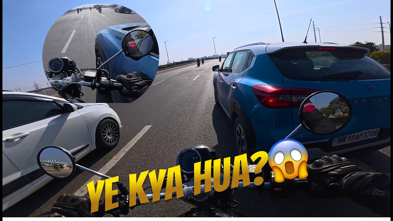 Sunday Ride 🏍️ | Pakode, Parathe & A Close Call 😳 | Delhi to Murthal | Meraki Riders