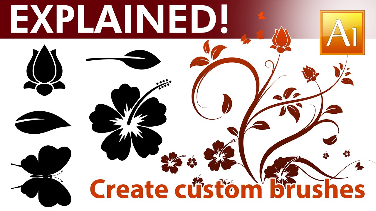 How to Create Custom Brushes in - Adobe Illustrator Tutorial - 05