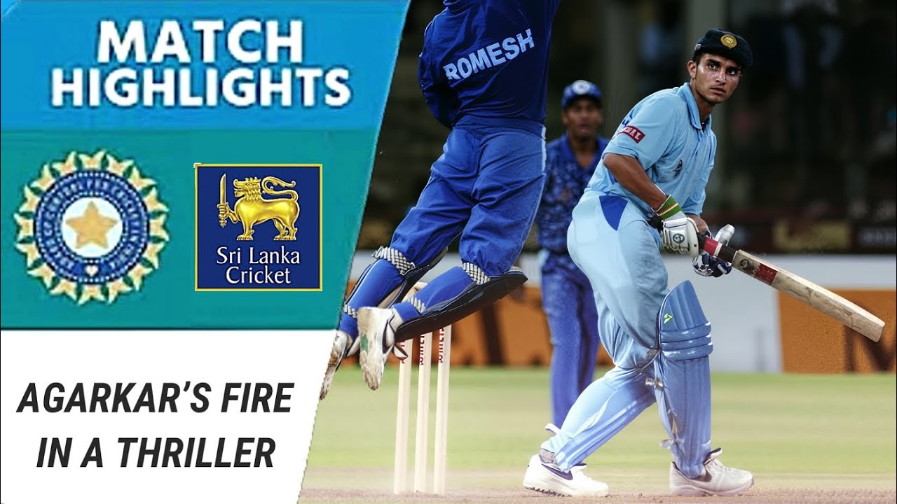Sri Lanka vs India 1998 Thriller | De Silva&rsquo;s 62, Agarkar&rsquo;s Fire & 8-Run Win | Colombo Classic