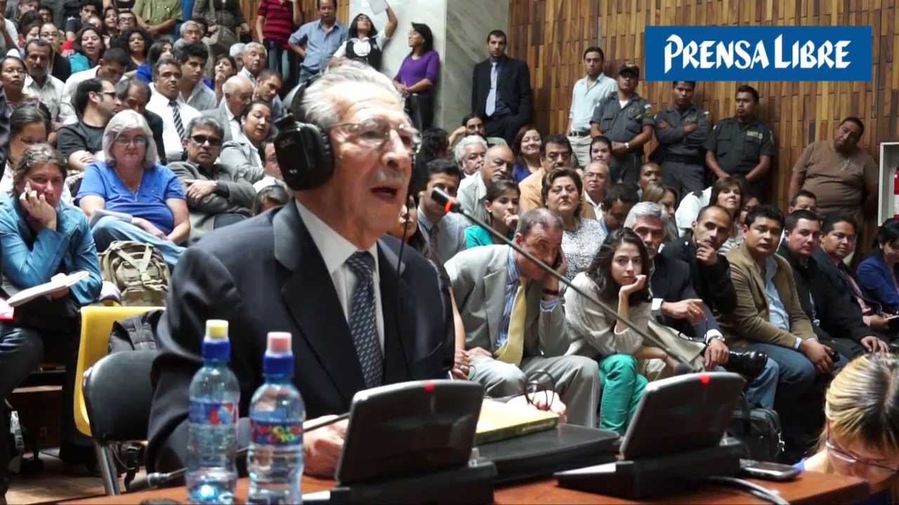 Ríos Montt se declara inocente de genocidio