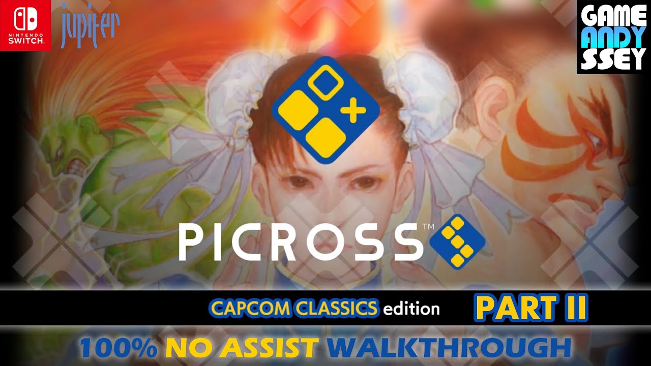 Brand New! Picross S CAPCOM CLASSICS edition | Full Game | Part 2 | No Assist | Nintendo Switch