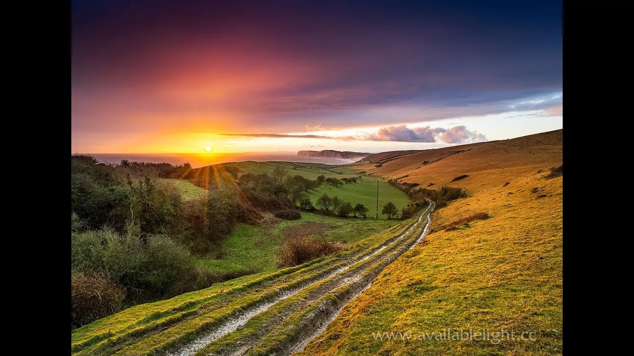 Falling in puddles and fabulous views! Compton Isle of Wight