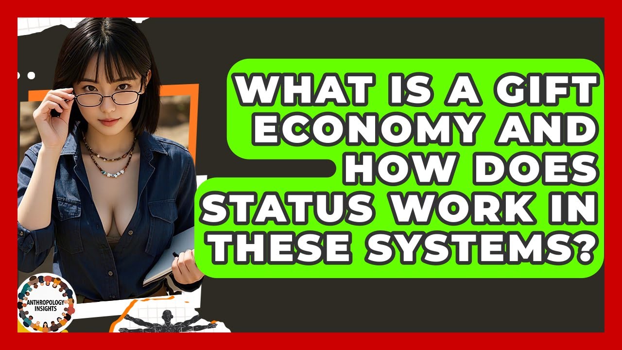 What Is A Gift Economy And How Does Status Work In These Systems? - Anthropology Insights