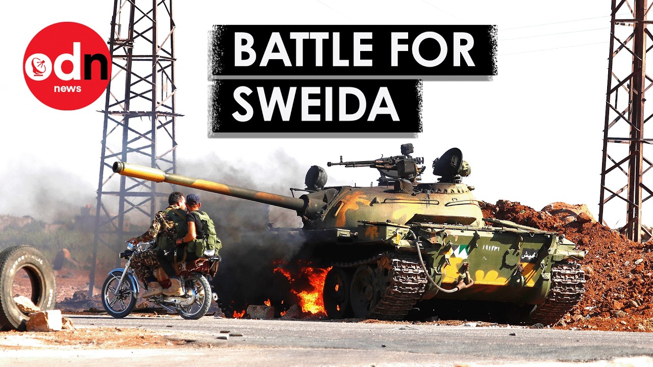 The Battle for Sweida | Intense Combat as Syrian Forces Enter Druze City
