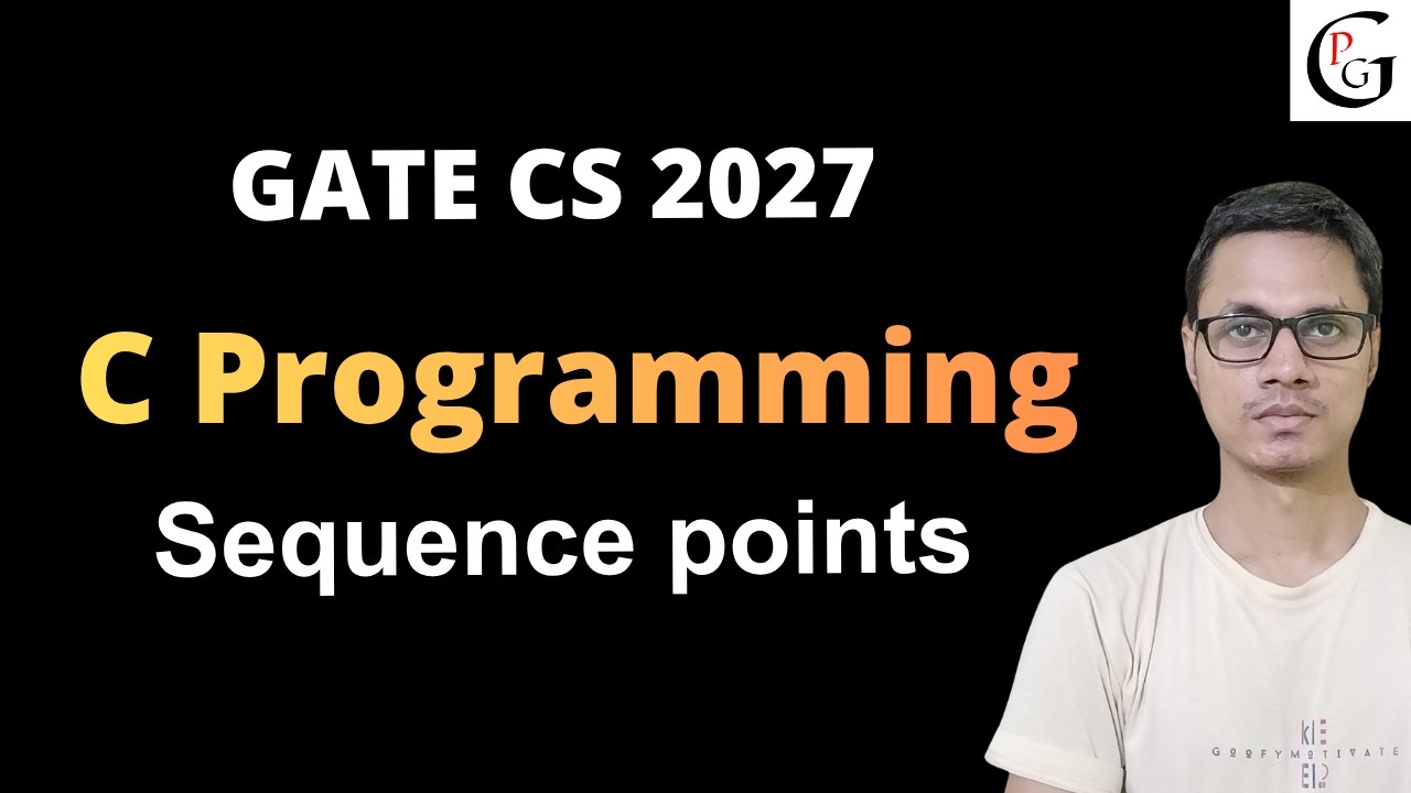 Sequence points in C | C Programming | GATE CS 2027
