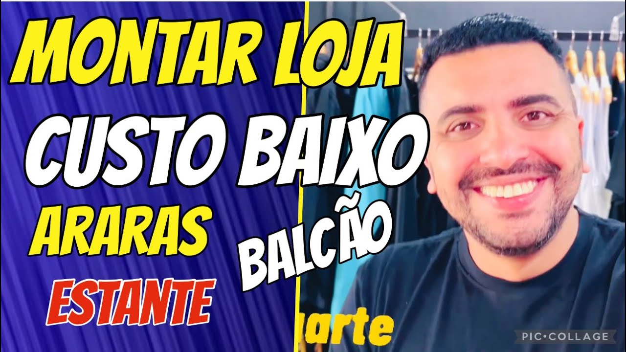 COMO MONTAR UMA LOJA DE ROUPAS E GASTAR POUCO DINHEIRO/economize montando sua loja#adrianoduarte