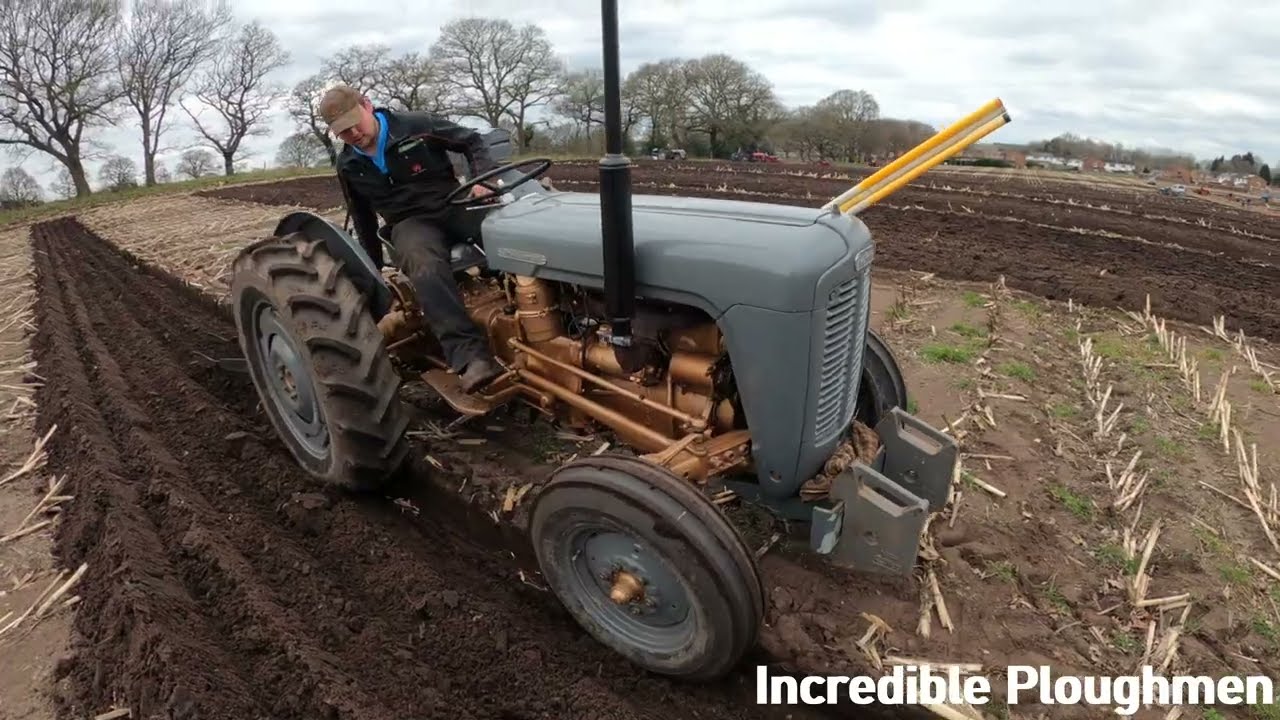Tern Valley Vintage Tractor Ploughing - Market Drayton, Shropshire - Sunday 16th March 2025