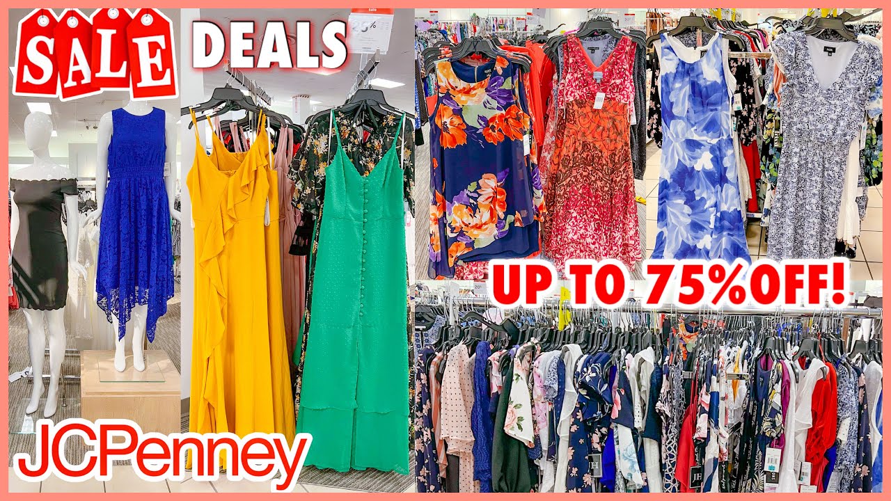 👗JCPENNEY CLEARANCE SALE DRESS UP TO 75%OFF‼️CASUAL SUNDAY DRESS MIDI DRESS & MORE‼️SHOP WITH ME&hearts;︎