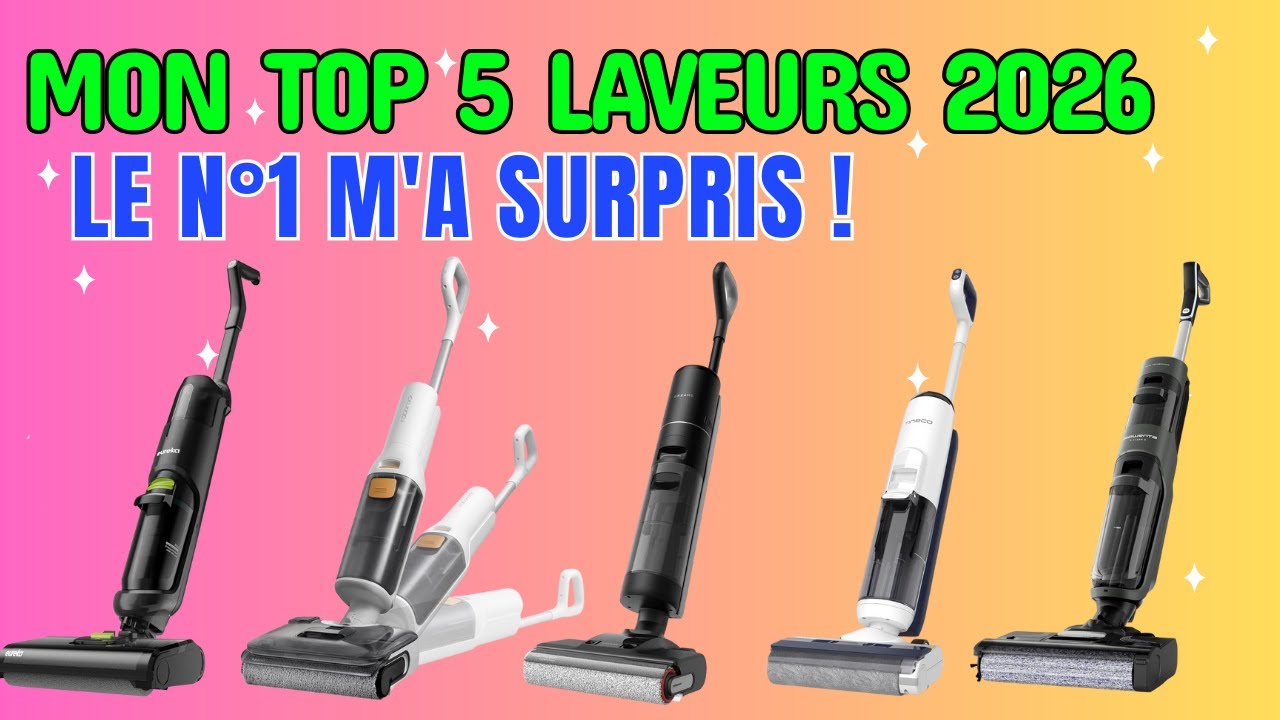 TOP 5 : Meilleur Aspirateur Laveur 2026 ? (Fini la Serpillière !) 🧹💦