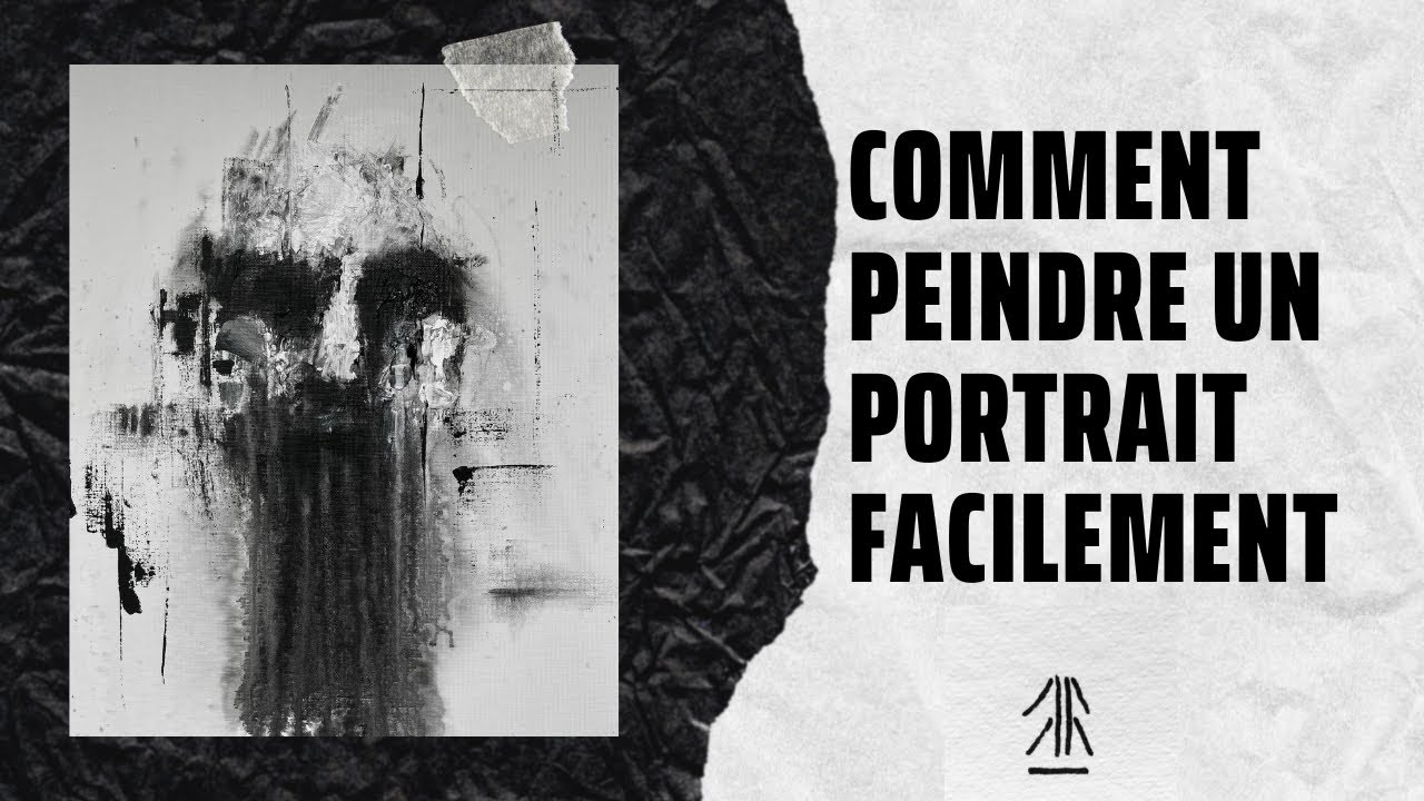 Comment peindre un portrait à l’encre de Chine et acrylique