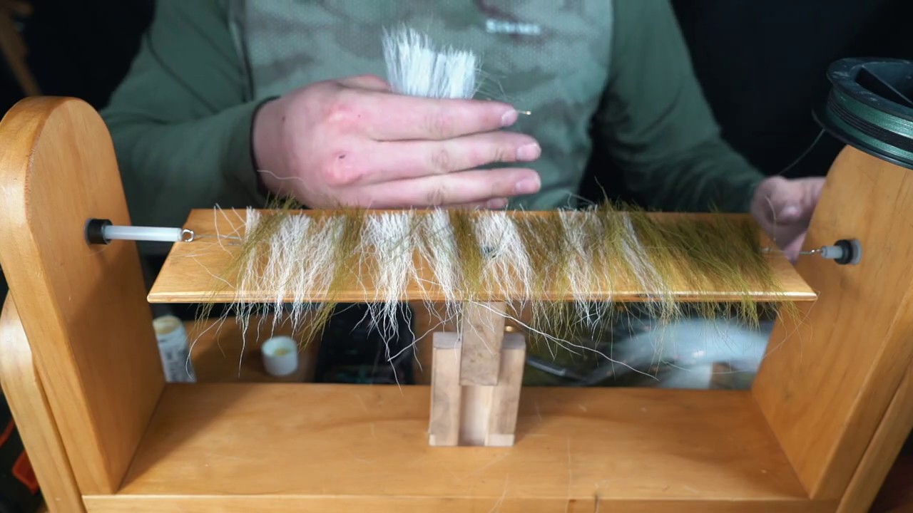 Musky Flies- How to Build a Musky Brush