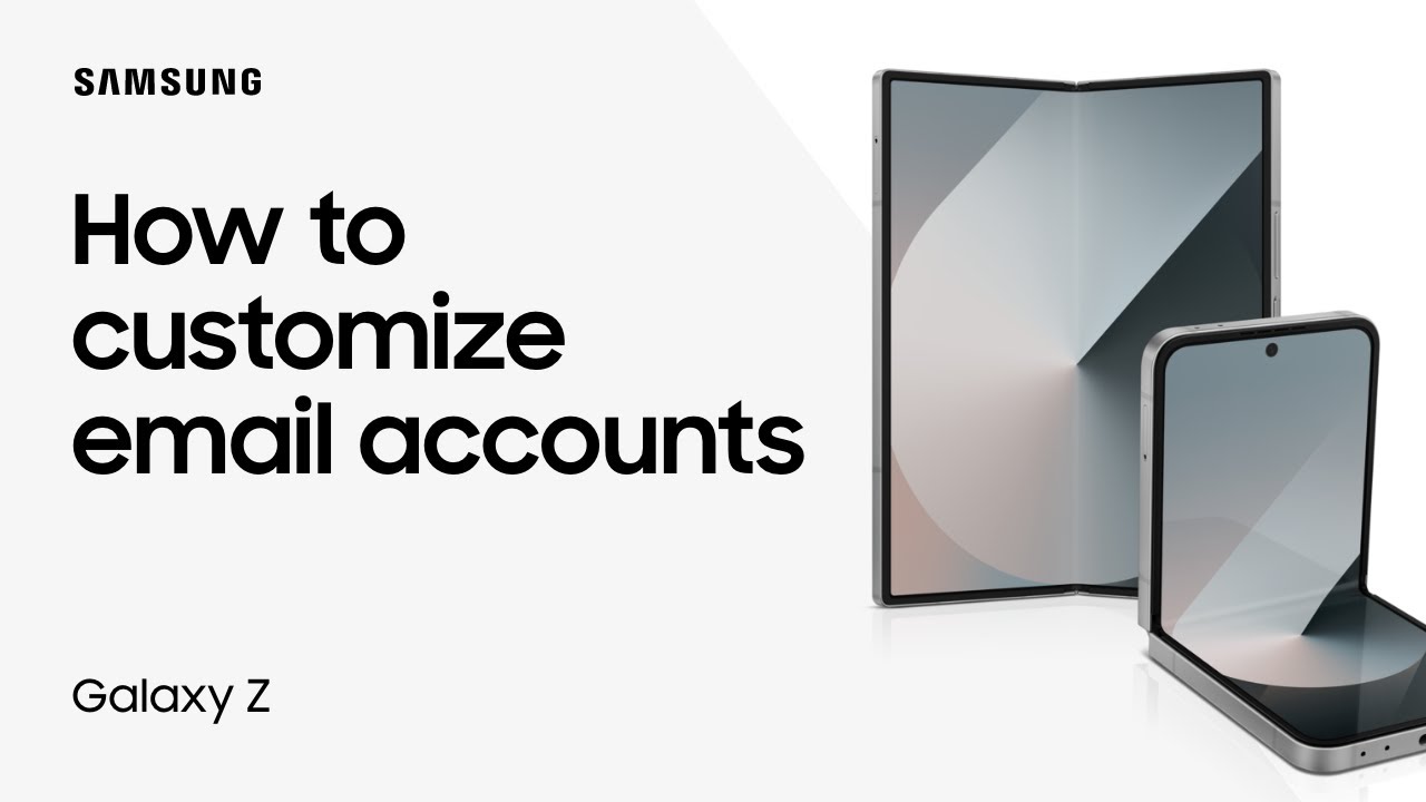 Customize email accounts in the Gmail app on Samsung Galaxy | Samsung US