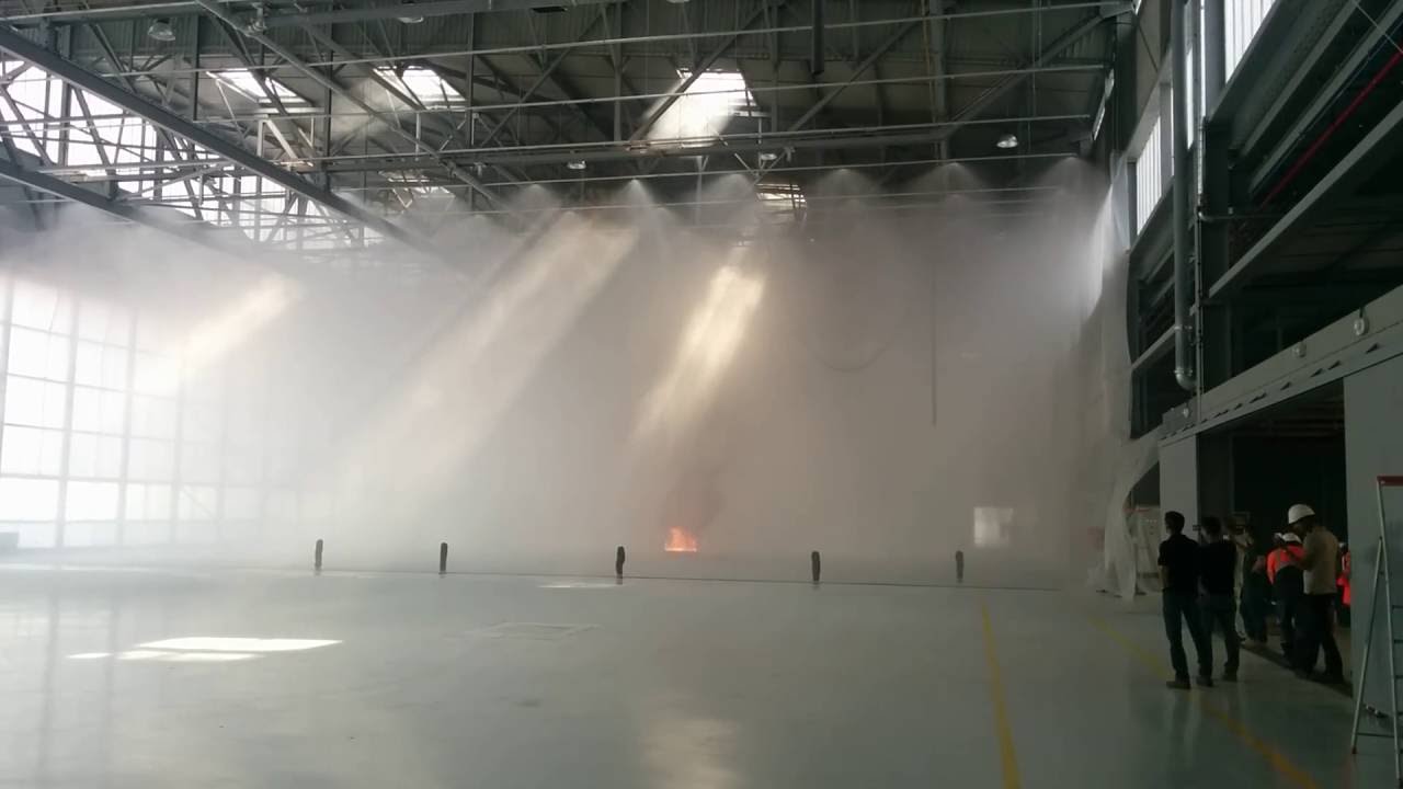 Essai déluge sprinkler