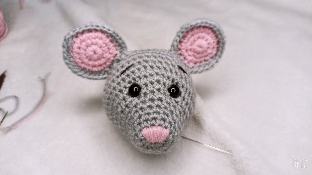 rat&oacute;n amigurumi a crochet paso a paso 🐭 (#1 parte )