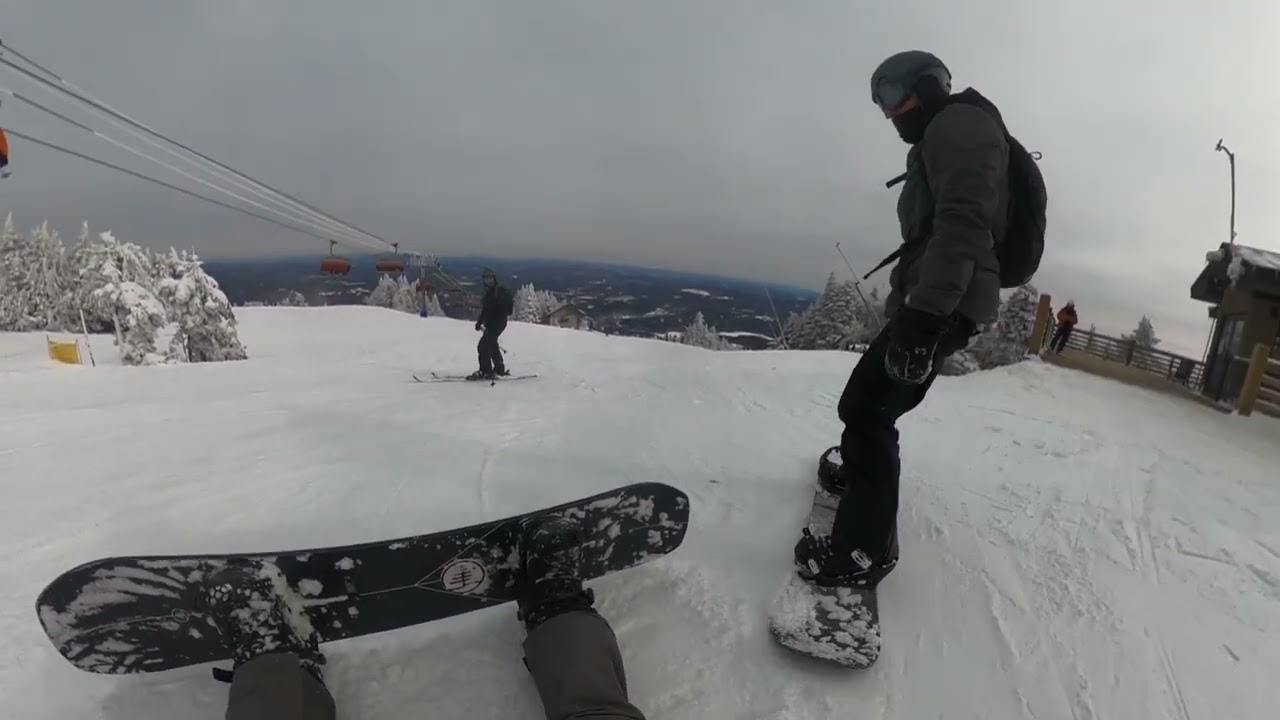 Snowboarding at Okemo Mountain Resort S2E10
