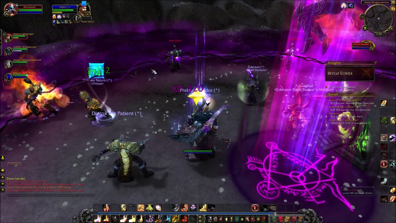 World of Warcraft:Cataclysm End Time Dungeon Run