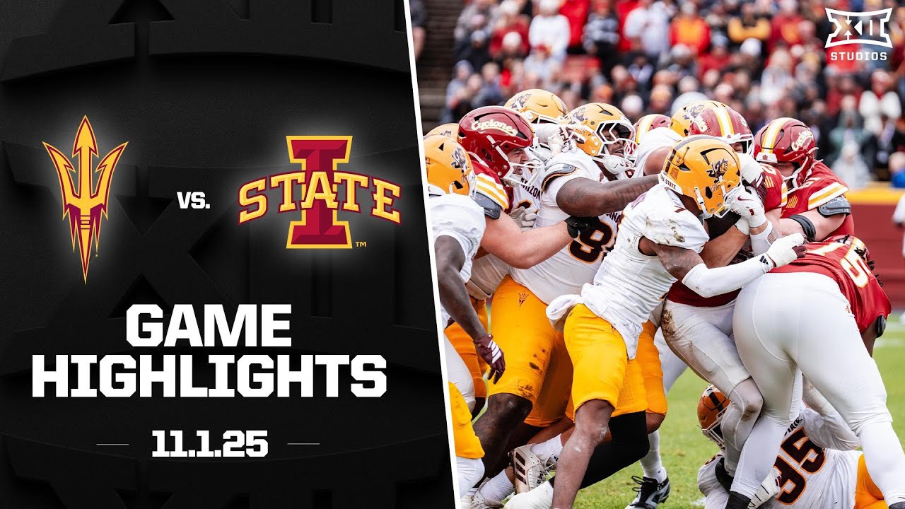 Arizona State vs. Iowa State Game Highlights | 2025 Big 12 Football