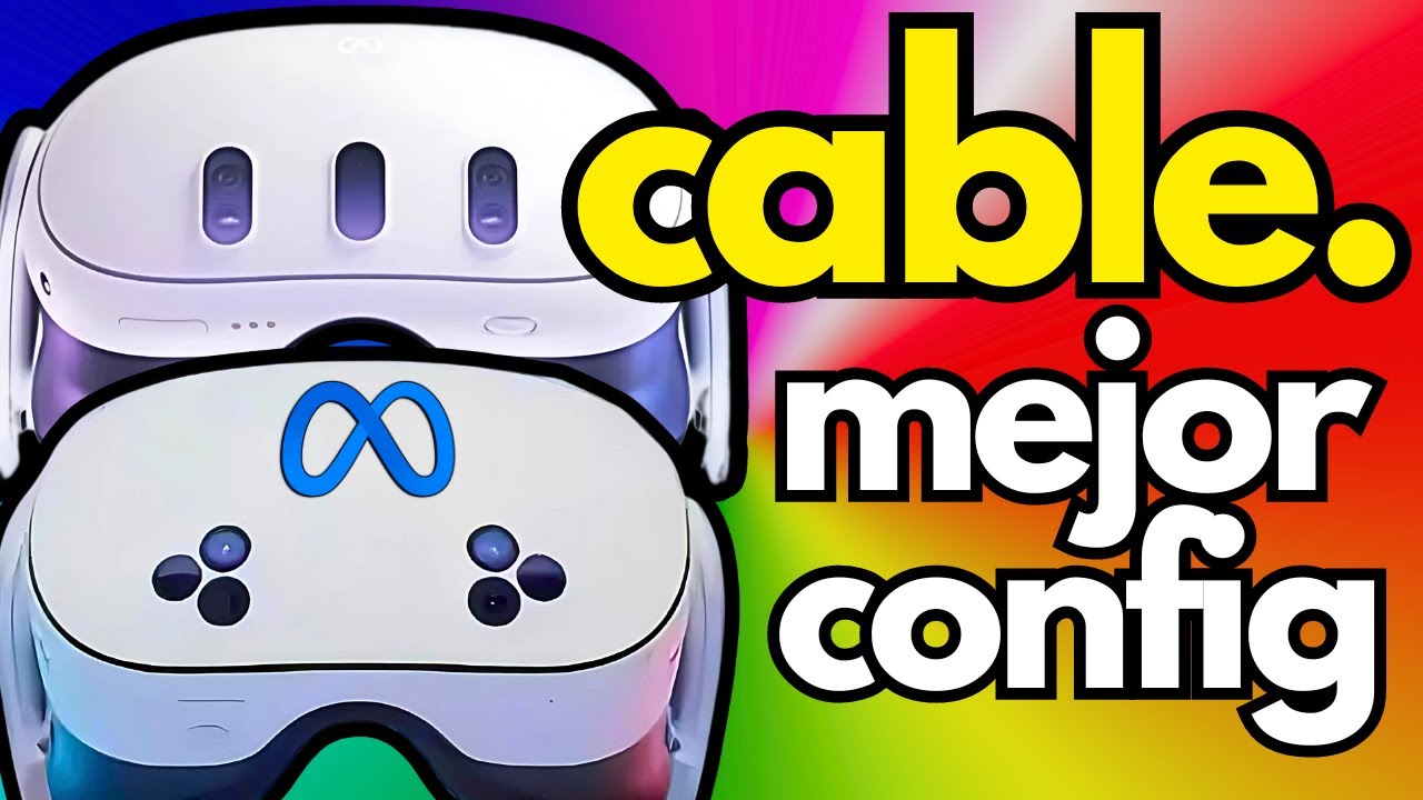 MEJOR CONFIGURACIÓN PCVR con META QUEST (Meta LINK CABLE - Tutorial)