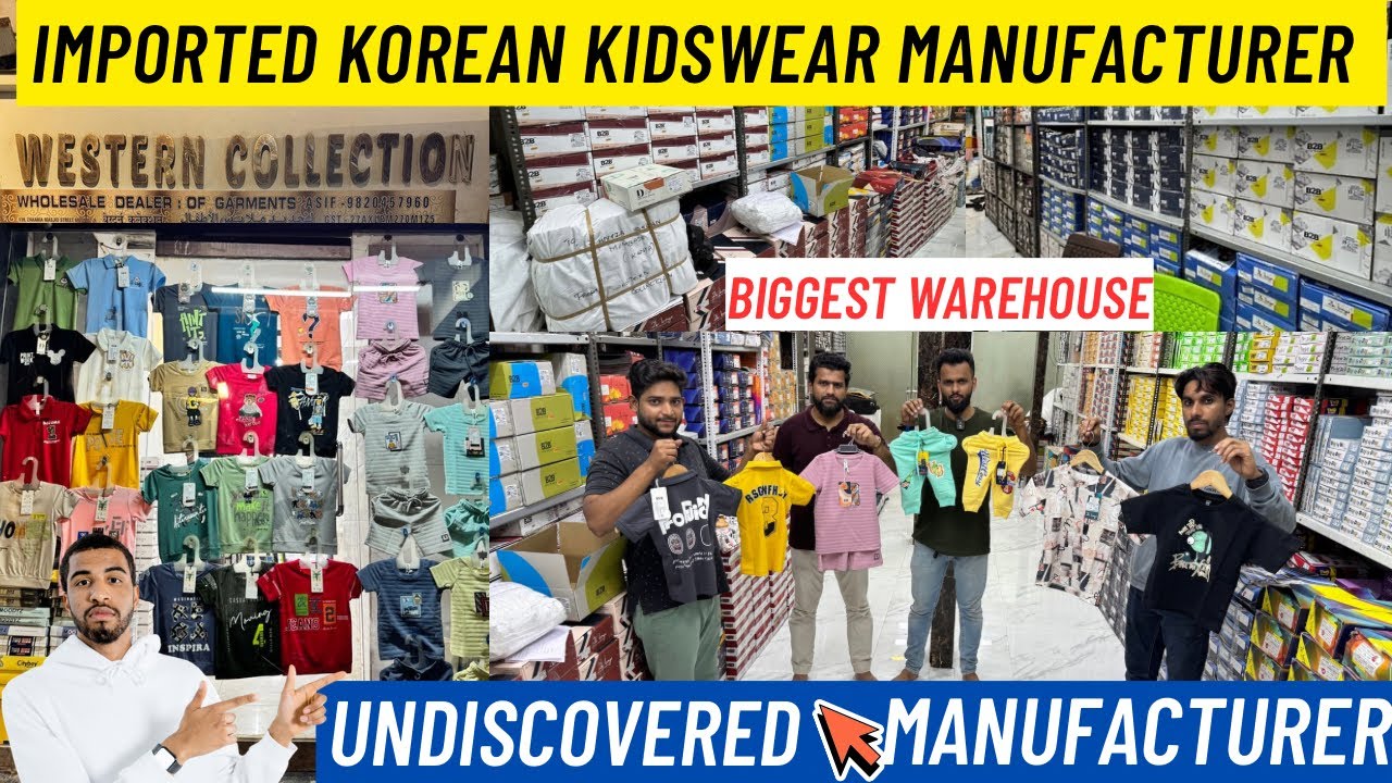 Imported Korean & tirupur kidswear manufacturers In Mumbai / Western Collection Mumbai