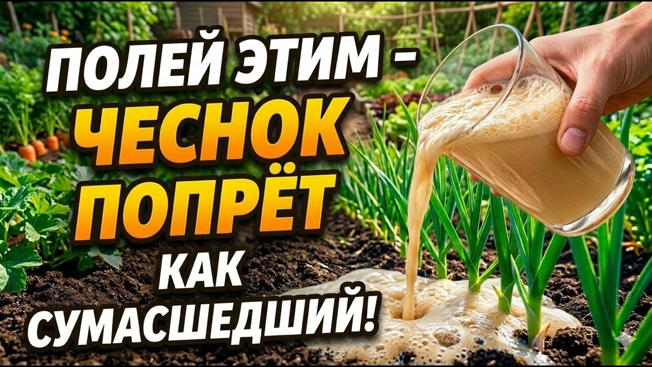 Как ВЫРАСТИТЬ ЧЕСНОК с КУЛАК: главный весенний секрет, о котором молчат дачники.