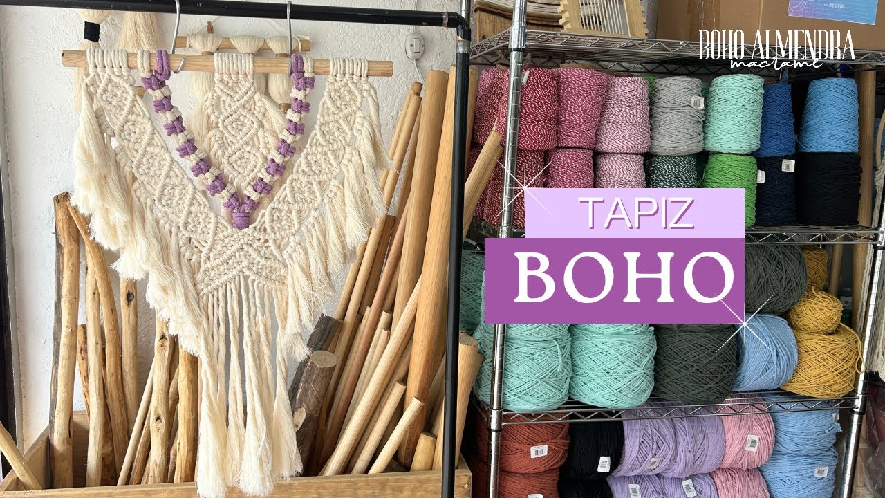 Tutorial Tapiz Boho - Macram&eacute;