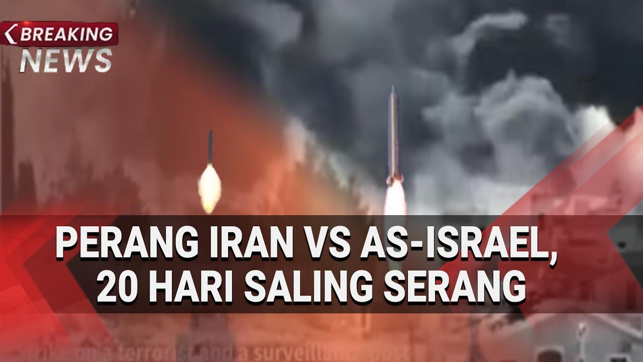 Perang Iran VS AS-Israel, 20 Hari Saling Serang