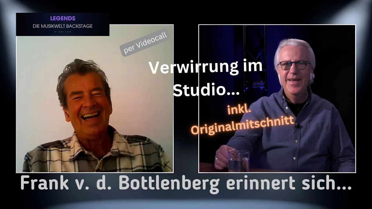 count in Verwirrung im Studio - mit einem Originalmitschnitt ...