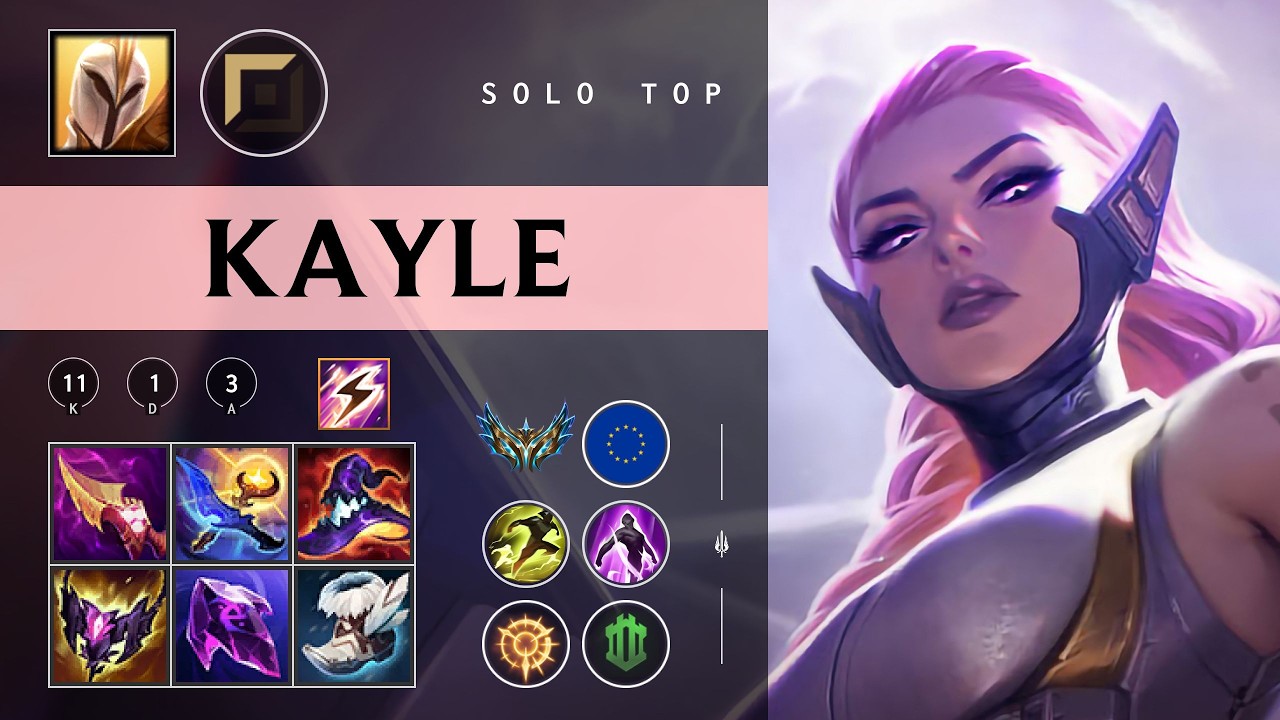 Kayle Top vs Riven - EUW Challenger Patch 26.05