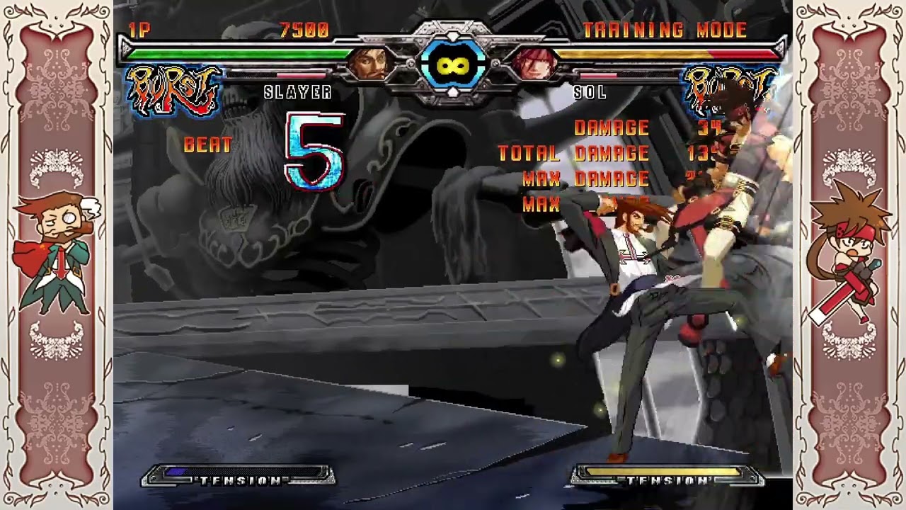 GGACPR EX Labbing: EX Slayer 6K Meterless Corner Combo