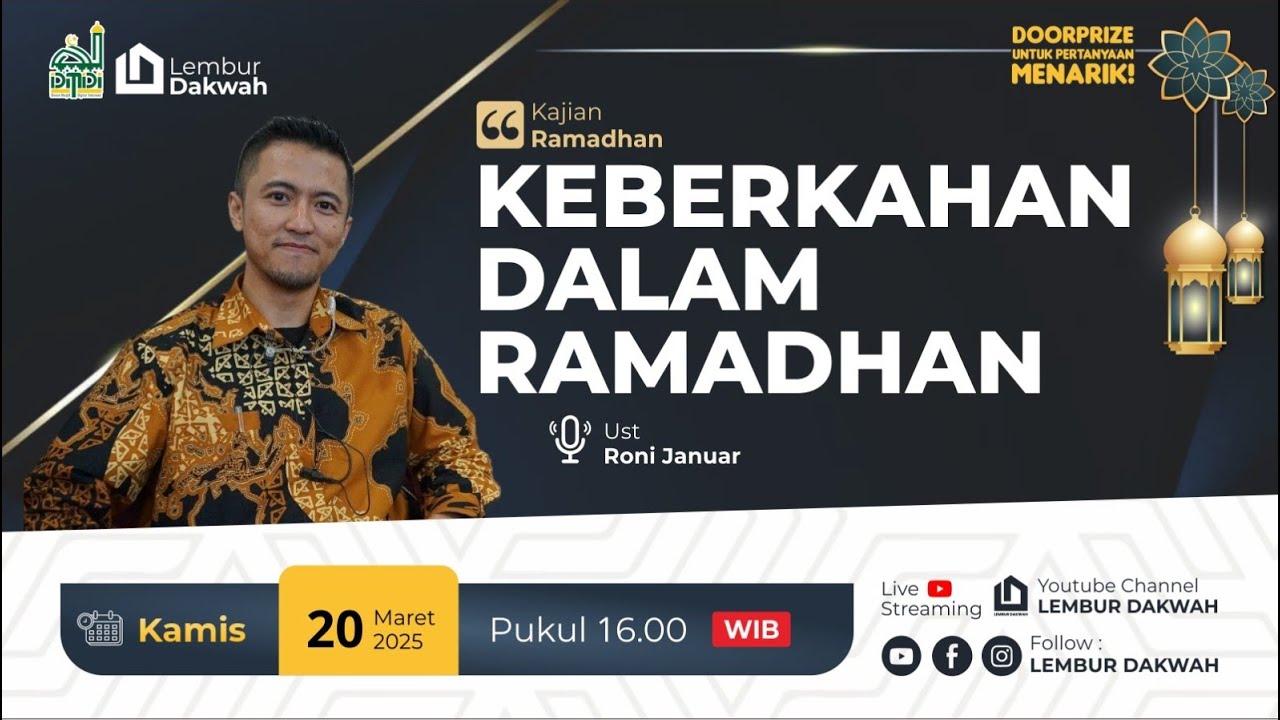 Keberkahan Dalam Ramadhan ||  Obrolan Seputar Ramadhan 1446 H