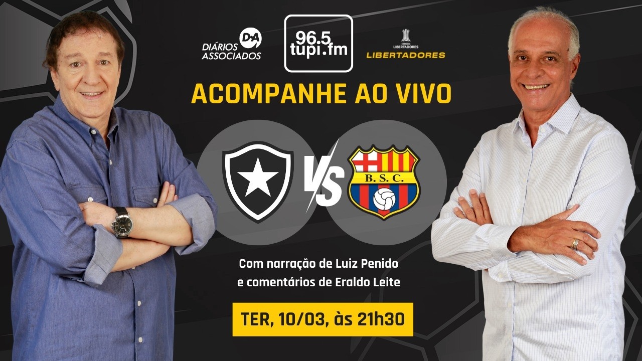 AO VIVO: BOTAFOGO X BARCELONA DE GUAYAQUIL | LIBERTADORES | TERCEIRA FASE