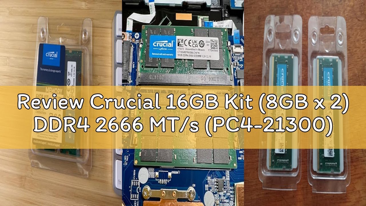 Review Crucial 16GB Kit (8GB x 2) DDR4 2666 MT/s (PC4-21300) SODIMM 260-Pin Memory - CT2K8G4SFRA266